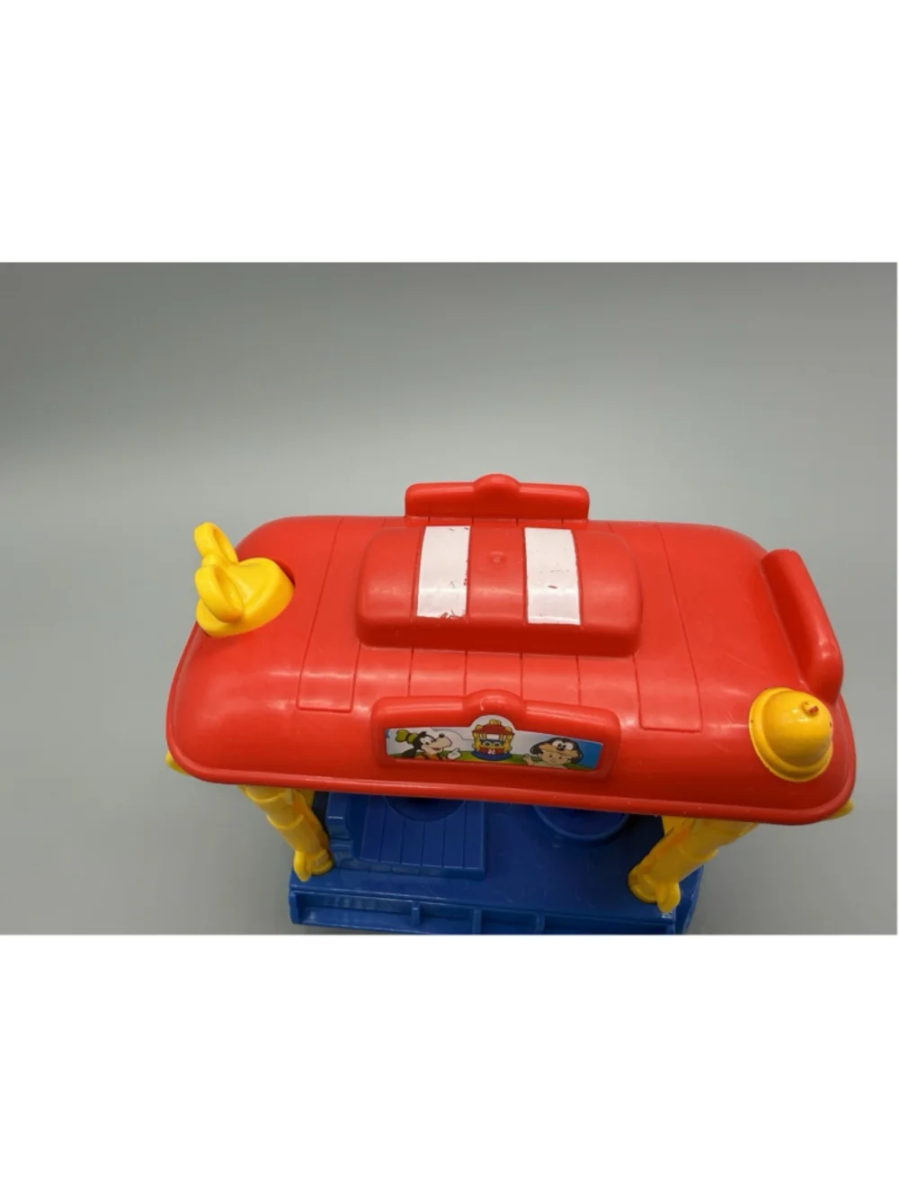 Little People Mickey Mouse Clubhouse Trolley Playset w/ Mickey & Goofy 2004